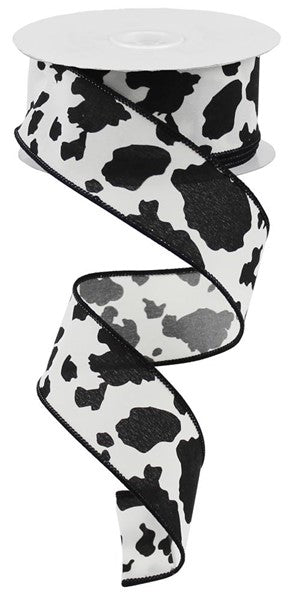 1.5"X10YDS - COWHIDE PRINT