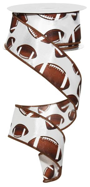 1.5" FOOTBALL RIBBON - (10YDS)