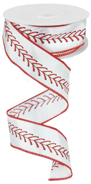 1.5" BASEBALL RIBBON - (10YDS)