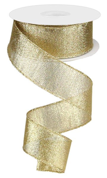 1.5" METALLIC GOLD RIBBON (10YDS)