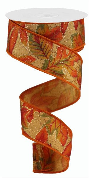 1.5" X 10YDS - AUTUMN LEAVES