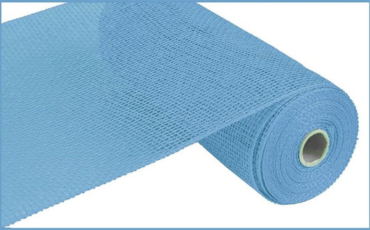 10" BLUE POLY BURLAP - (10YDS)