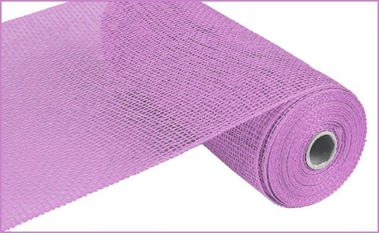 10" LAVENDER POLY BURLAP MESH - (10YDS)