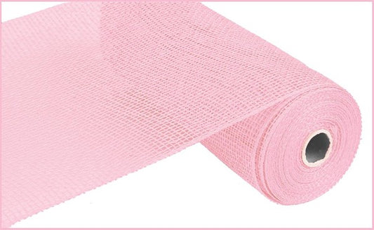 10" LIGHT PINK POLY BURLAP MESH - (10YDS)