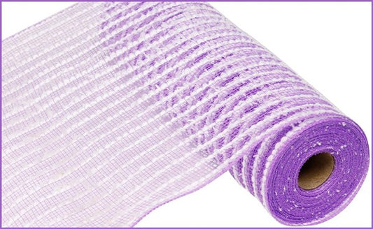 10" LAVENDER COTTON DRIFT DECO MESH - (10YDS)