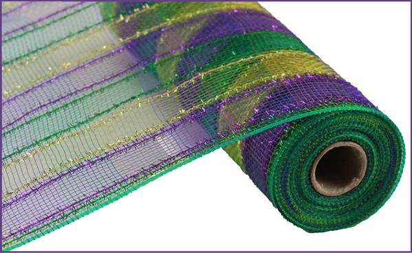 10" TINSEL CHECK MESH - (10YDS)