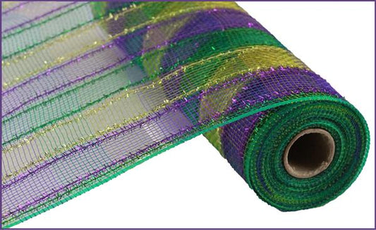 10" TINSEL CHECK MESH - (10YDS)