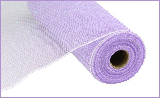 10" PASTEL LAVENDER DECO MESH - (10YDS)