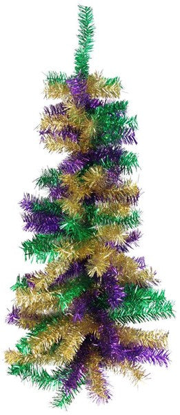 36"L  MARDI GRAS TEARDROP SWAG