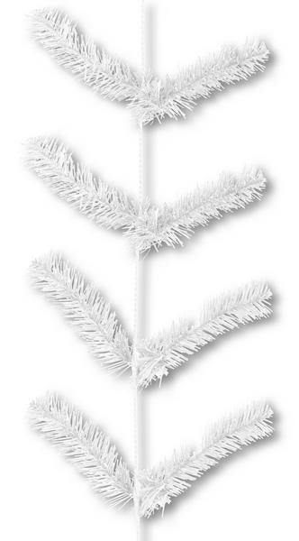 9' WHITE GARLAND FORM