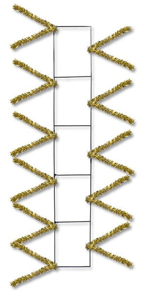 22' METALLIC GOLD RAIL FORM