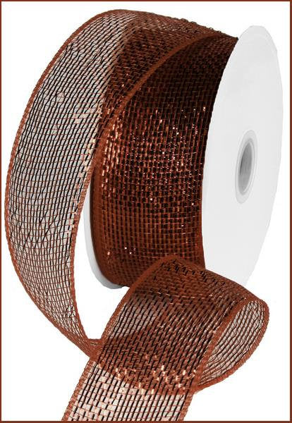 2.5" COPPER FOIL MESH RIBBON - (25YDS)